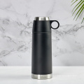 Red simple high grade vacuum flasks thermoses stainless steel water bottle